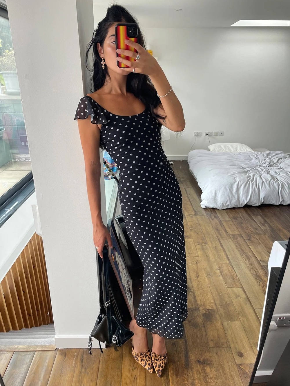 Princess Polly Sandberg Maxi Polka Dot Dress